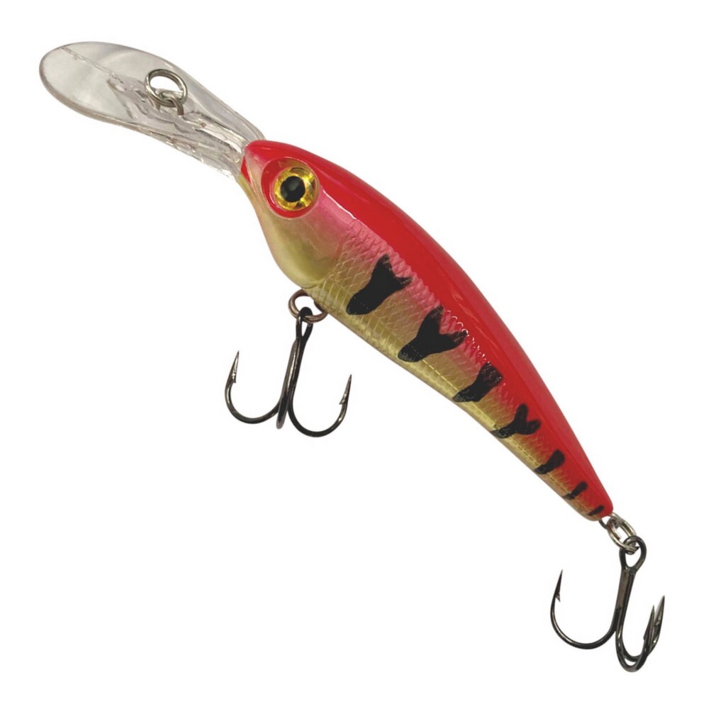 80mm Storm Thundercrank Madflash Hard Body Fishing Lure - Red