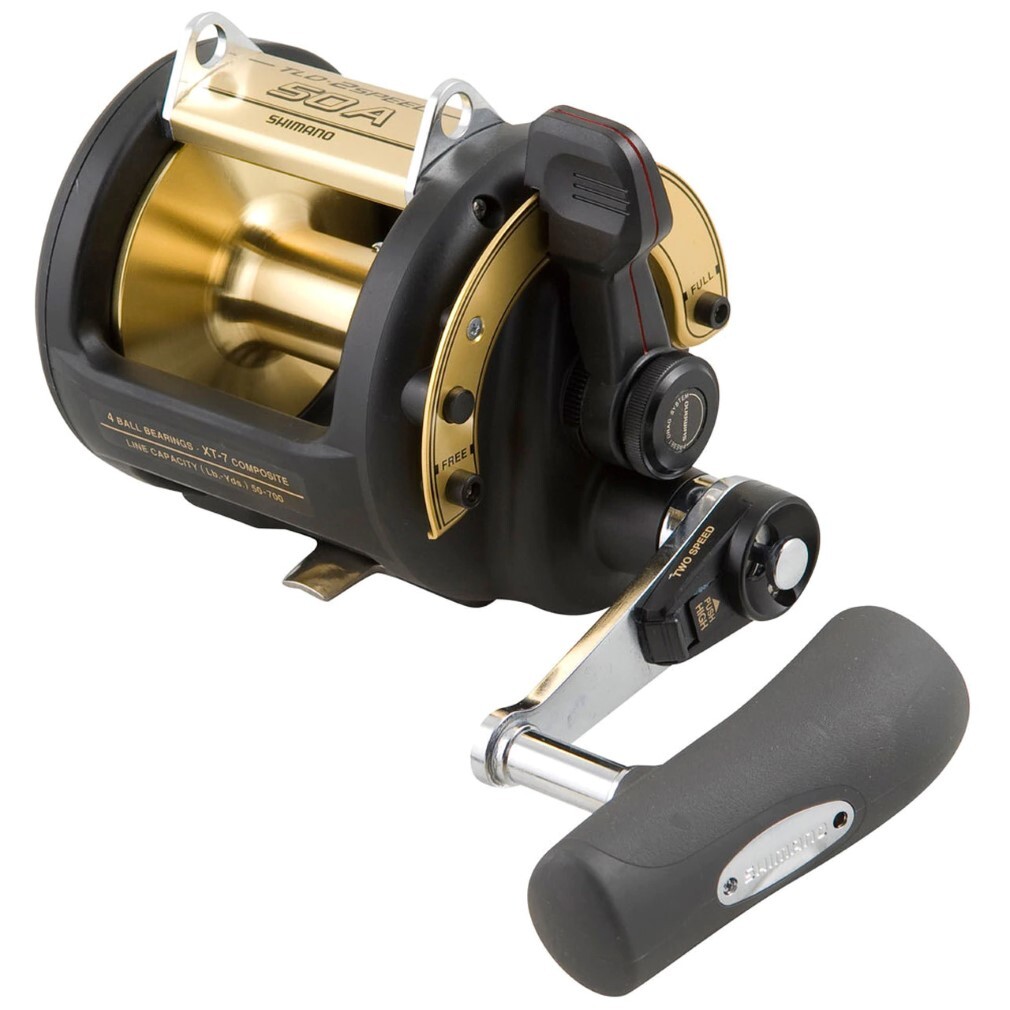 Shimano TLD 2 Speed 50A Overhead Game Reel with Lever Drag