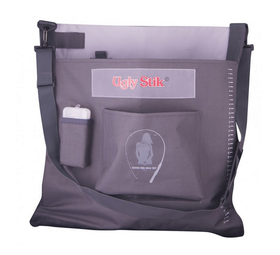 Ugly Stik Shoulder Bag with Tackle Box and Printed Fish 