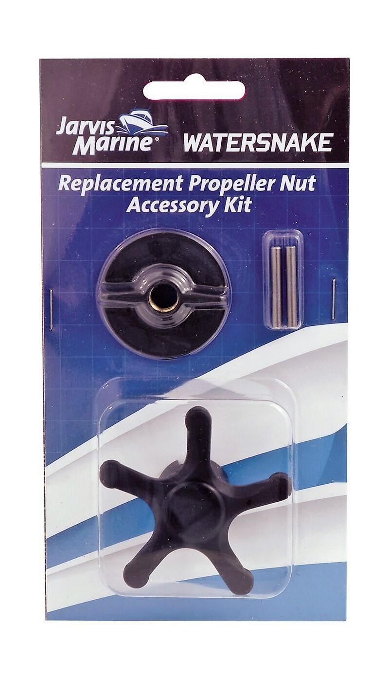 Watersnake Replacement Propeller Nut Accessory Kit - Prop Nut, Pin & Pr...
