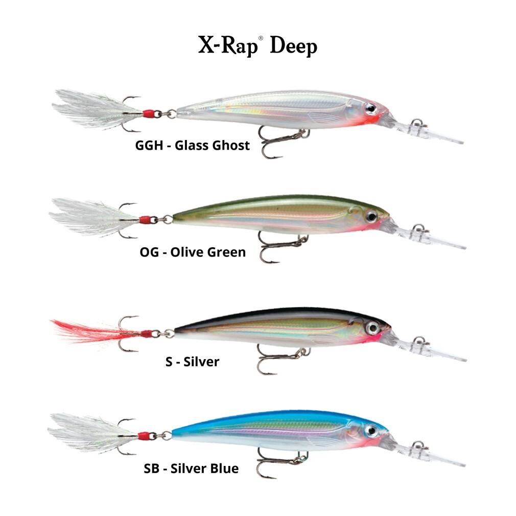 10cm Rapala XRap Deep Diving Jerkbait Fishing Lure