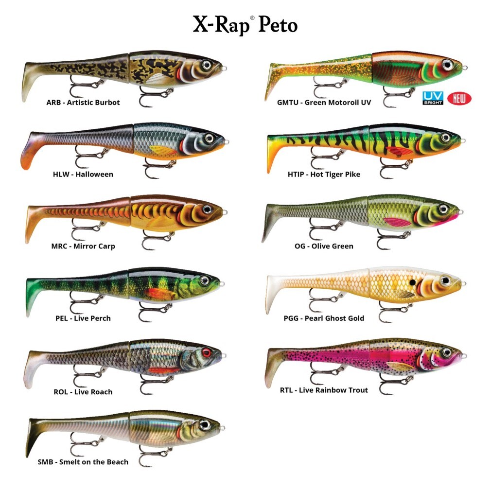 20cm Rapala X-Rap Peto Sinking Hybrid Swimbait Fishing Lure