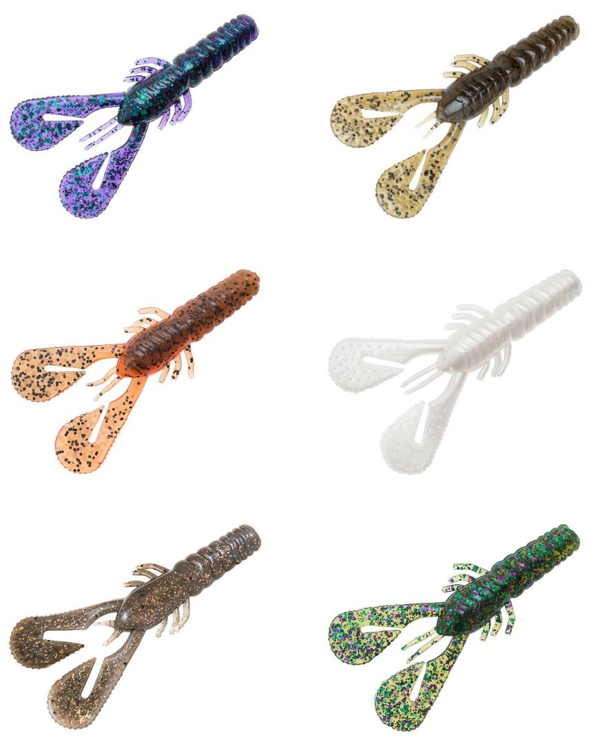 Zman 4 Inch Turbo CrawZ Soft Plastic Lures 6 Pack of Z Man Soft