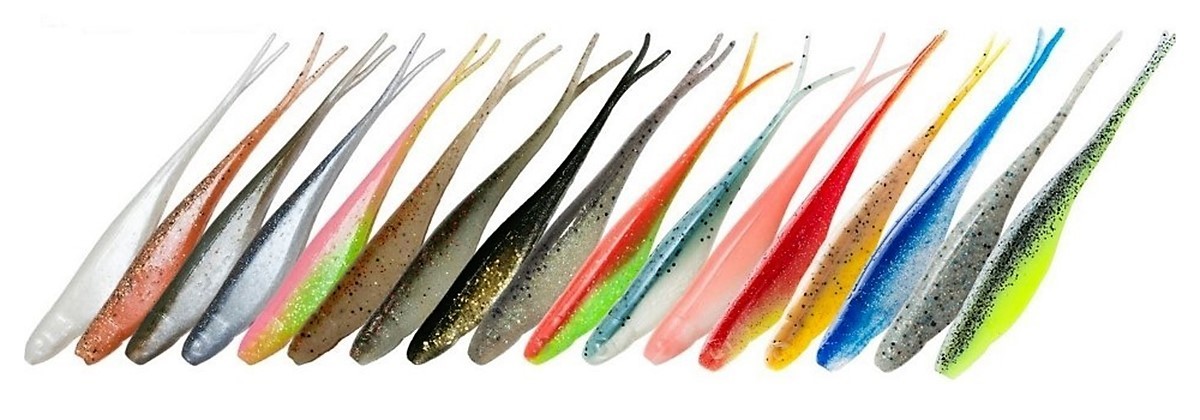 Zman 5 Scented Jerk Shadz - 5 Pack - Z Man Soft Plastics Lures - Elaztech