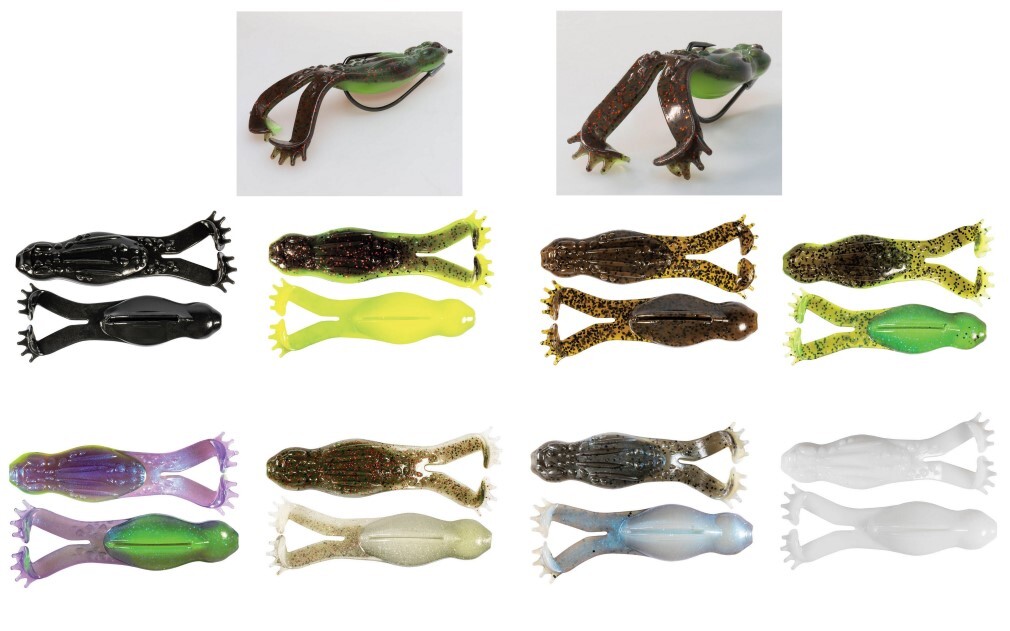 Pack of Inch Zman Goat ToadZ Soft Plastic Topwater Fishing Lures