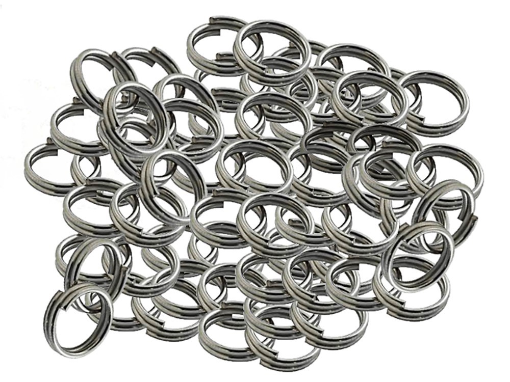 Stainless Steel Split Rings Size 6 Qty 100 Made In Usa Rosco