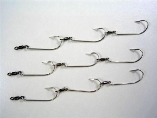 I Catch Fishing Tackle 5 Sets of Gang Hooks Rigged Size 3/0 Free Post 