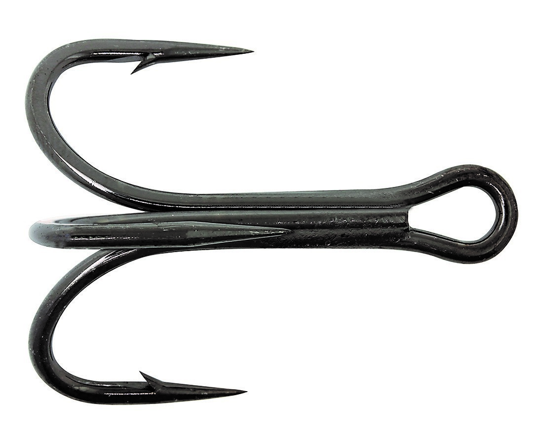 1 Pack of Mustad 36329NPBLN 3x Strong UltraPoint Treble Fishing Hooks