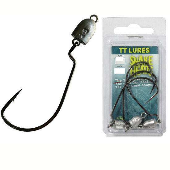 TT Lures Snake Head Jig Heads 3/4 #6/0XH