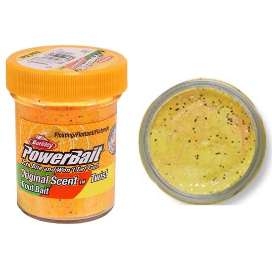 50gm Tub of Lemon Twist Berkley Powerbait Trout Bait Dough - Original Scent