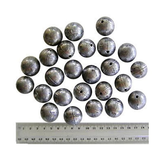 25 x Size 10 Fishing Ball Sinkers