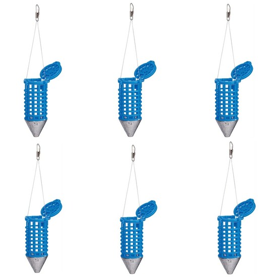 6 x 56gm Daiichiseiko Weighted Berley Cages - Ideal for Attaching to Sabiki Rigs