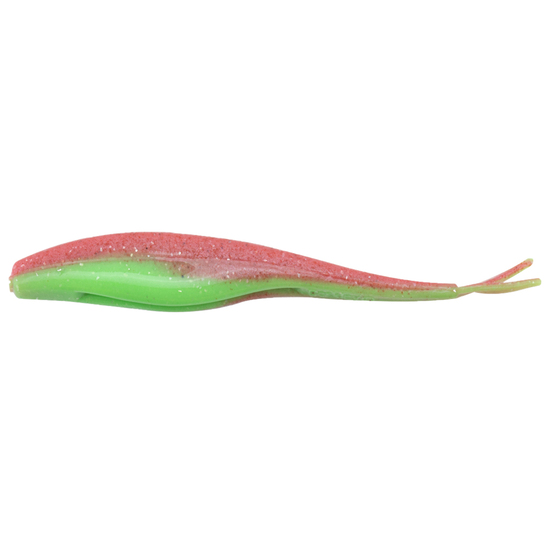 6 Pack of Berkley Gulp! 5 Inch Saltwater Jerk Shad Fishing Lures - Nuclear Chicken Glow