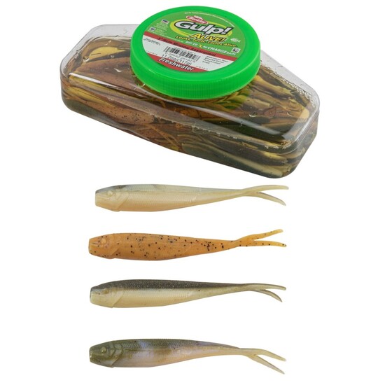 Tub of Berkley Gulp! Alive! 3 Inch Minnows Assortment Recharge Baits