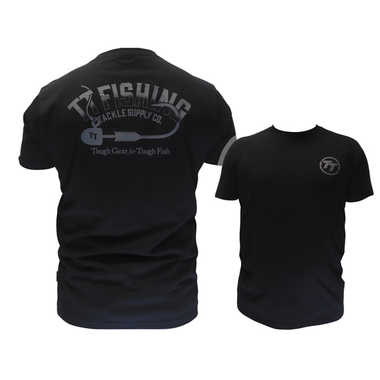 Tackle Tactics Jighead Black Premium Pelagic Gear Tee Shirt