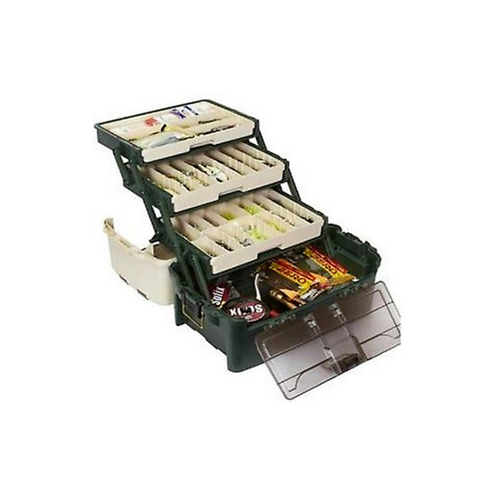 Plano 7233 Large Hybrid Hip Tray Tackle Box with 3 Removable Storage Trays