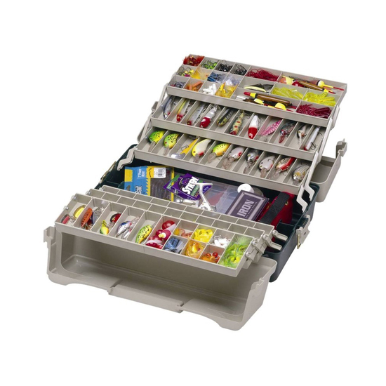 Plano 9606 Large Six Tray Hip Roof Tackle Box - 6 Tray Cantilever Tackle Box