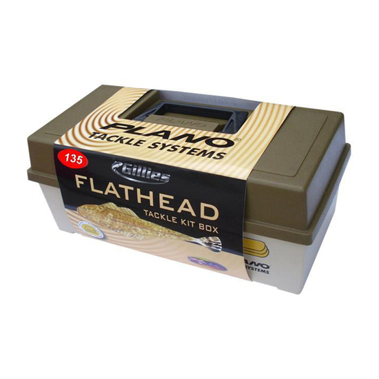 Plano Flathead Tackle Kit - Fishing Tackle Box With 135 Pieces Of Tackle