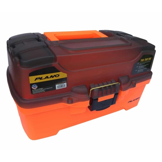 Plano 6221 Bright Series 2 Tray Fishing Tackle Box - Made In USA
