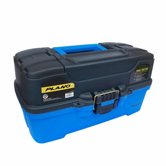 Plano 6231 Bright Series 3 Tray Fishing Tackle Box - Made In USA