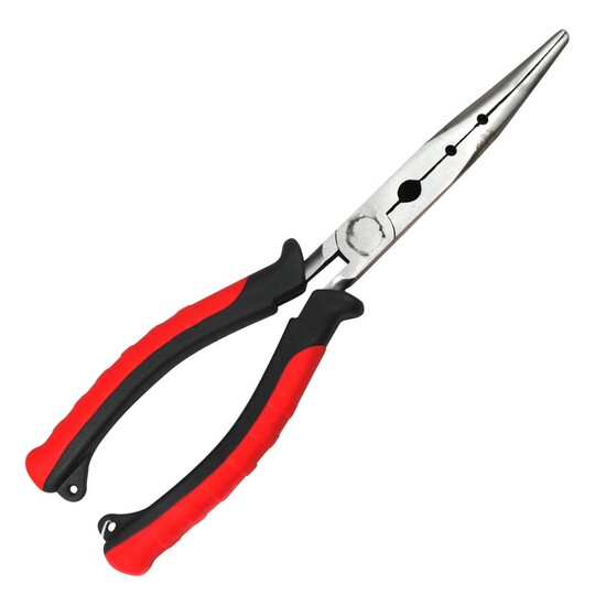 8 Inch Berkley Stainless Steel Bent Nose Fishing Pliers with Sheath