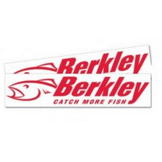 Berkley Fishing Sticker Pack - 2 Piece Large Vinyl Cut Sticker/Decal Pack
