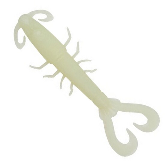 6 Pack of 3 Inch Berkley Gulp! Mantis Shrimp Soft Plastic Fishing Lures - Glow