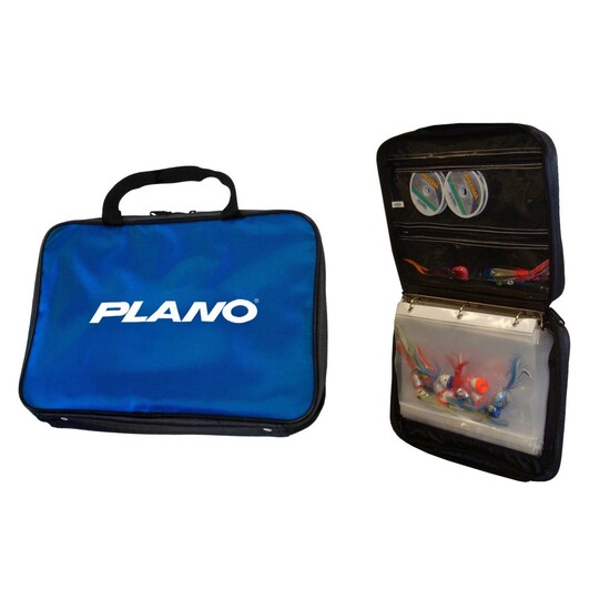 Plano Fishing Lure Mag Wrap with 12 Plastic Sleeves - Soft Plastics Wallet