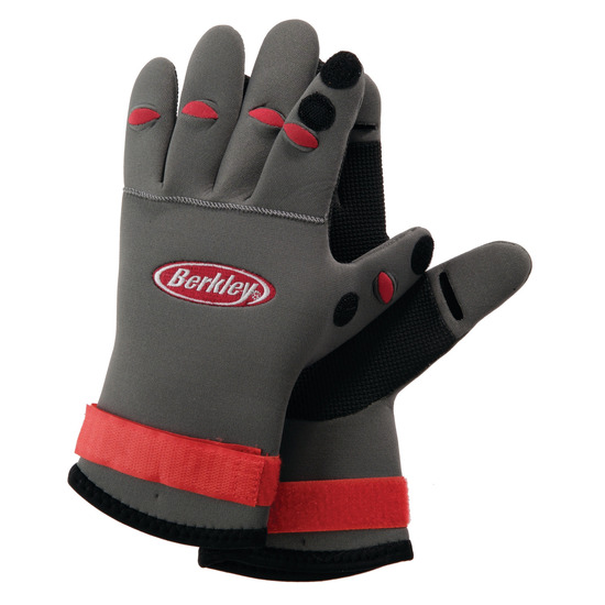 Berkley Neoprene Fish Grip Gloves - Non-Slip Flexible Fishing Gloves