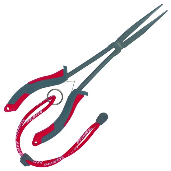 Berkley XCD 11 Inch Long Reach Fishing Pliers with Adjustable Lanyard