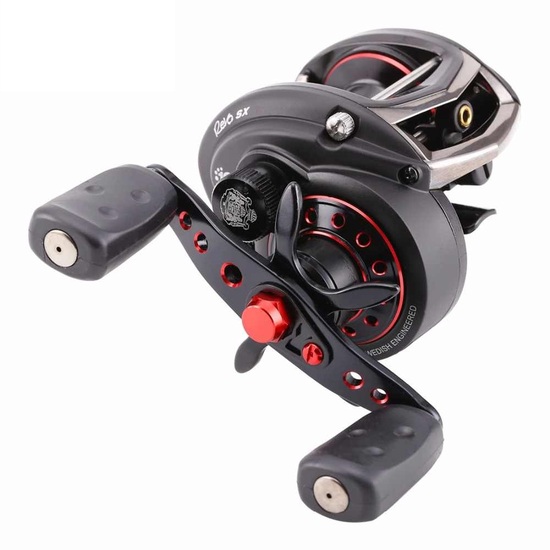 Abu Garcia Revo 4SX Low Profile Baitcaster Fishing Reel - 9+1 Stainless Bearings