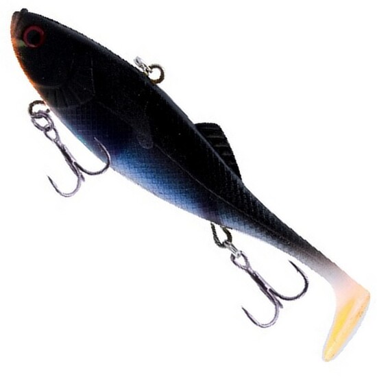 100mm Berkley Shimma Shad Pond Lilly Soft Vibe Fishing Lure - 20g Soft Plastic