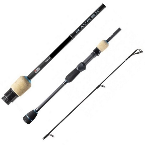 6'10 Abu Garcia Rayrex 1-3kg Spinning Fishing Rod - 2 Piece Graphite Spin Rod