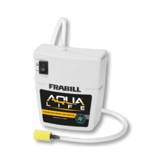 Frabill Whisper Quiet Portable Aerator With High Output Airstone- Live Bait Pump