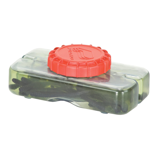 Plano 4651 Leak Proof Liqua-Bait Locker Bottle with Grabber - Soft Plastics Box