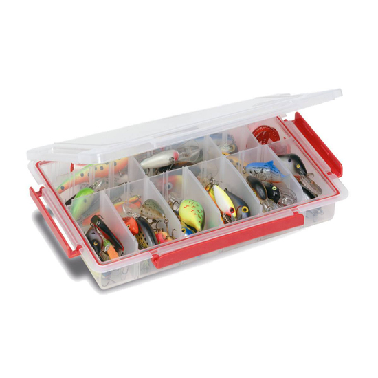 Plano 3740 Stowaway - Waterproof Fishing Tackle Tray With Up to 28 Compartments