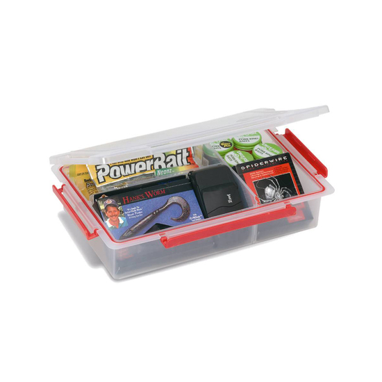 Plano 3741 Stowaway - Waterproof Fishing Tackle Tray With 1-3 Compartments
