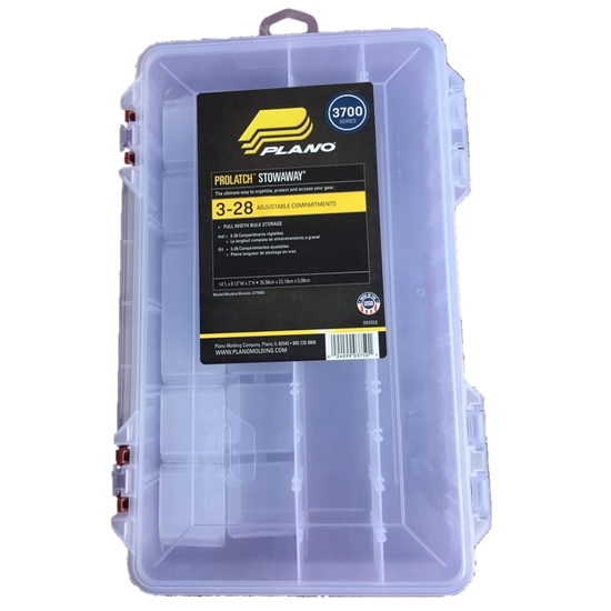 Plano 23750 Pro Latch Stowaway Tackle Box-Tackle Tray With Up To 28 Compartments