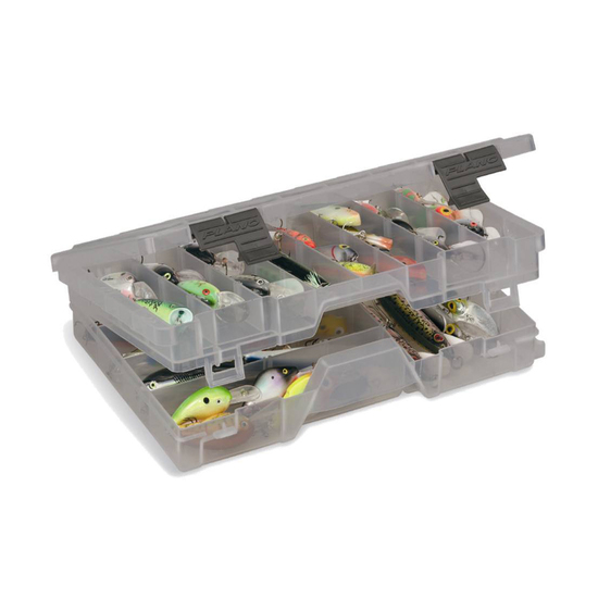Plano 4700 Large Two-Tiered Stowaway Tackle Tray - Double Sided Tackle Box