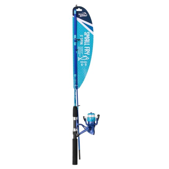 5ft Jarvis Walker Small Fry 2-4kg Rod And Reel Kids Fishing Combo - Blue
