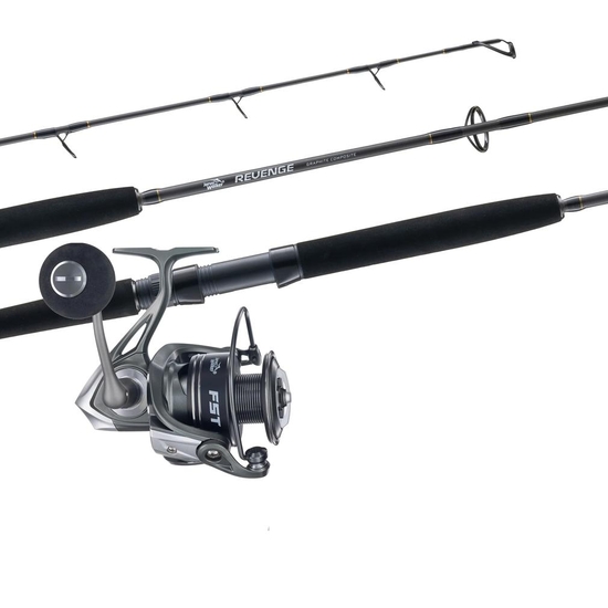 Jarvis Walker 5&#39;7 10-15kg Rod and Reel Boat Combo with FST 8000 Reel - 2 Piece