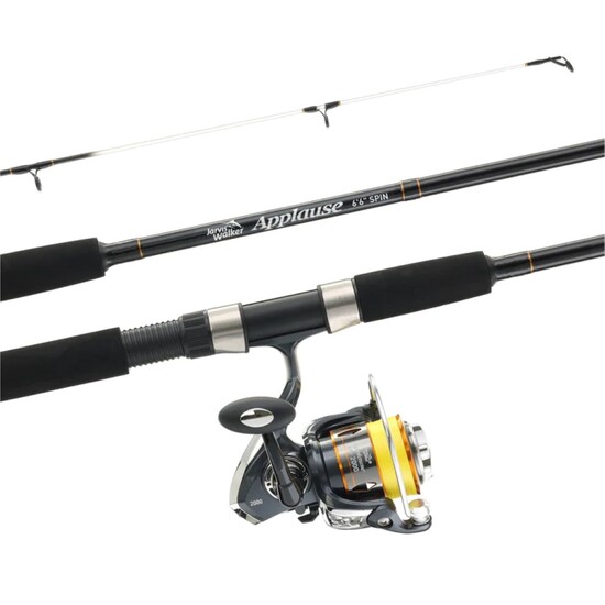6'6 Jarvis Walker Bullseye 2-4kg Spin Rod Combo - Size 2000 Reel Spooled  With Braid