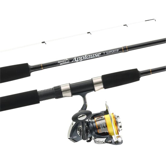 7' Jarvis Walker Applause 1-4kg Supertip Combo-Size 2000 Reel Spooled With Braid