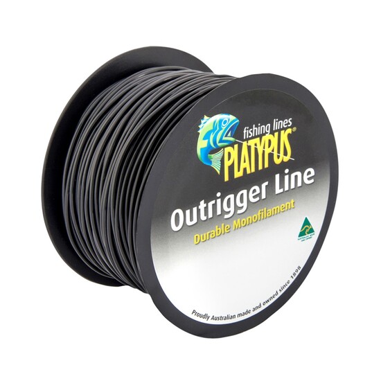 50m Spool of 400lb Platypus Black Monofilament Outrigger Line - Speargun Line