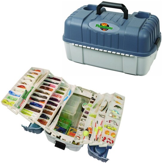 Flambeau 2059 Seven Tray Hip Roof Tackle Box - 7 Tray Fishing Tackle Box