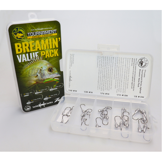 TT Lures Tournament Series Breamin Value Pack - TT Lures Assorted Jigheads Kit 