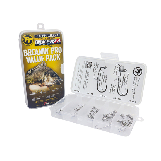 TT Fishing Breamin' Pro Value Pack - TT Lures Assorted Jig Heads Kit