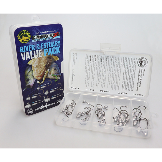 TT Fishing Headlockz HD Flathead Value Pack - TT Lures Assorted Jig Heads  Kit