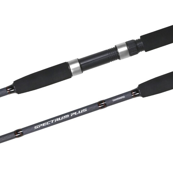 6'6 Shimano Taipan 2 Piece 2-4kg Spin Fishing Rod with Integrated  Fibreglass Tip