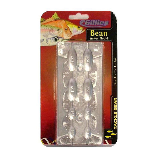 Gillies Bean Sinker Mould Combo - Makes 4 Different Size Bean Sinkers
